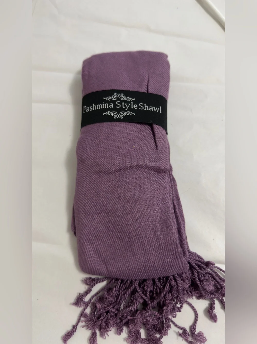Adore Lavender Pashmina Style Shawl